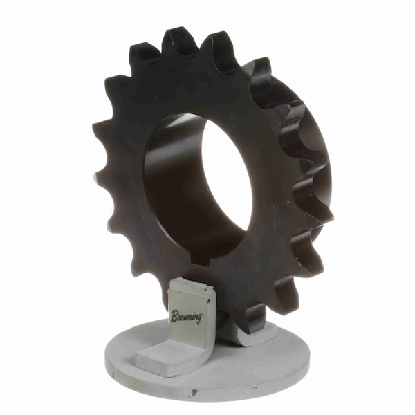 Roller Chain Sprocket, 80 Chain Size, 3/4 to 2-11/16 in Bore Dia., 17 # of Teeth